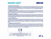 Tmel Briko Macro Light, bílý, 17l