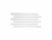 PVC stěnová krytina 24059, Bílá jednotka, 966x484 mm