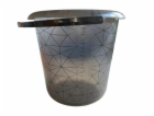 Bucket Keeper Polygon, 10 l, transparentní/černý