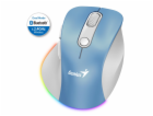 GENIUS Ergo 9000S Pro Light Blue/ duální Bluetooth + 2,4G...