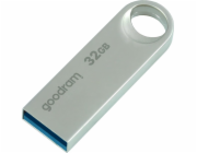 GOODRAM Flash Disk UNO3 32GB, USB 3.2 Gen1, stříbrná