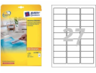 Avery Zweckform Etikety 63,5 mm x 29,6 mm, A4, bílé, 27 e...