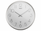 Mebus 19776 radio wall clock  Silver/white