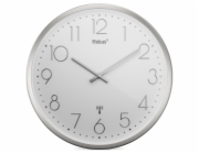 Mebus 19776 radio wall clock  Silver/white