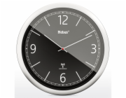 Mebus 19813 radio wall clock  black/silver