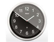 Mebus 19812 radio wall clock  black/silver