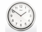 Mebus 19809 radio wall clock  white/silver