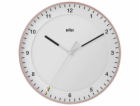 Braun BC 17 PW DCF Rádiové nástěnné hodiny růžové/bílé