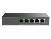 Grandstream GWN 7700P 5xGbE, 4xPOE, neřízený přepínač