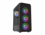 FURY SHOBO SH4F RGB MIDI VĚŽ S OKNEM ČERNÝ