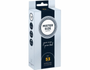 Mister Size Kondomy Mister Size Condoms určené pro velikost 53 mm, 10 ks.