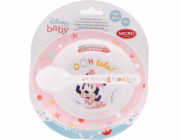 Minnie Mouse - Sada do mikrovlnné trouby (miska s lžičkou) (Indigo Dreams)
