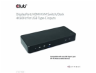 Club3D Dokovací stanice DisplayPort / HDMI KVM Switch, US...