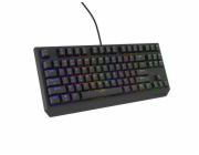 Genesis herní klávesnice THOR 230/TKL/RGB/Outemu Brown/Drátová USB/US layout/Černá