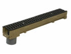 Drenážní žlab s trubkou O 110 mm Stora Drain Self, 1 m