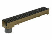 Drenážní žlab s trubkou O 110 mm Stora Drain Self, 1 m