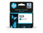 HP 924 Cyan Original Ink Cartridge (400 pages)