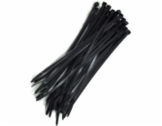 Upevňovací popruh Elematic, 4,5 x 290 mm, černý