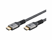 Goobay Ultra vysokorychlostní HDMI kabel Plus, 8K @ 60Hz (šedý, 5 metrů)