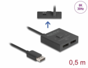 DeLOCK DisplayPort Switch 2 > 1 obousměrný 8K