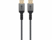 Goobay Kabel Plus DisplayPort 1.4, 8K @ 60Hz (šedý, 1 metr)