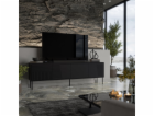 RTV skříň ABI 4D 200x38x62 černá mat