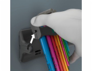 Sada 3 úhlových klíčů Wera 950/9 Hex-Plus Multicolour, 9dílná, šroubovák