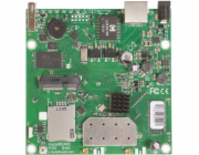 MikroTik RouterBOARD RB912UAG-2HPnD, 64MB, 802.11b/g/n, L4, 2xMMCX, 1xGLAN, miniPCIe, L4