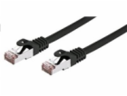 C-TECH kabel patchcord Cat6, FTP, černý, 0,5m