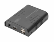 Digitus HDMI KVM IP Extender Receiver (schwarz, Full HD)