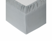 PROSTĚRADLO S GUMOU MEDVIL 200X200+25 ŠEDÁ