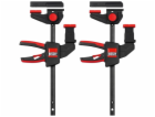 Bessey 2x Jednoruční stolní svěrka EZR15SET (černá/červen...