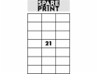 SPARE PRINT PREMIUM Samolepicí etikety bílé, 100 archů A4...