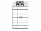 SPARE PRINT PREMIUM Samolepicí etikety bílé, 100 archů A4...