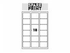 SPARE PRINT PREMIUM Samolepicí etikety bílé, 100 archů A4...