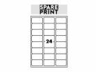 SPARE PRINT PREMIUM Samolepicí etikety bílé, 100 archů A4...