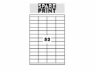 SPARE PRINT PREMIUM Samolepicí etikety bílé, 100 archů A4...