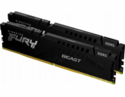 Kingston DIMM 64 GB DDR5-6400 (2x 32 GB) duální sada (černá, KF564C32BBEK2-64, FURY Beast, INTEL XMP, AMD EXPO)