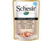 SCHESIR in jelly Tuna with salmon - mokré krmivo pro kočky - 50 g