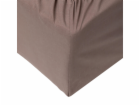PROSTĚRADLO PRUŽNÁ POLYBAVLNA 90X200+25 KAKAV