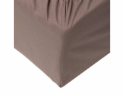 PROSTĚRADLO PRUŽNÁ POLYBAVLNA 90X200+25 KAKAV