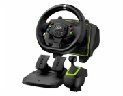 GENIUS GX Gaming volant SpeedMaster X2/ drátový/ USB/ 1080° rotační a vibrační/ pedály/ řadící páka/ pro PC,XboX,N i PS
