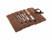 Kirschen Firmer Chisel Set 6pcs.  Leather Bag 6-10-12-16-20-26