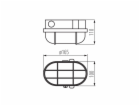 Kanlux 08092 Lampa, 60W, E27, IP54, černá