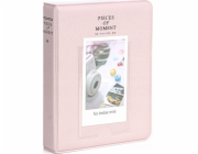 LoveInstant Fotoalbum 64dílné pro Fujifilm INSTAX Mini 12 11 40 9 8 7s EVO LiPlay Link 2 SE / Pastelově růžová
