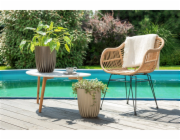 Hrnec Lamela Mira 932-85, plast, O 40 cm, St. Hnědý