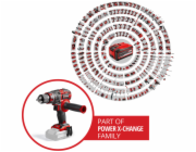 Einhell Professional Akumulátorová příklepová vrtačka/šroubovák TP-CD 18/80 Li-i BL - bez nářadí, 18 V (červeno-černá, bez baterie a nabíječky)