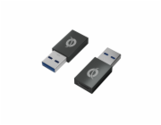 Conceptronic AV adaptér Conceptronic DONN10G měnič pohlaví / USB A USB C kabely Černý