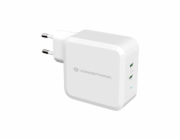 Conceptronic CONCEPTRONIC Nabíječka 2Port 100W, USB-C PD bílá