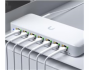 Ubiquiti Switch L2 UniFi USW-Ultra, 8-Port Gigabit, 7x PoE+-out, 1x PoE++ in, PoE budget 202W, s AC adaptérem
